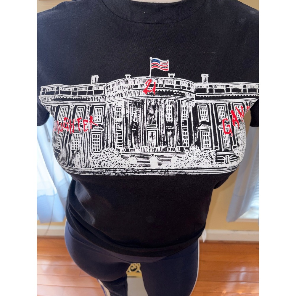 21 Savage American Dream Tour 2024 T-Shirt Black Slaughter Gang Small - Picture 2 of 5